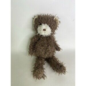 Bunnies By The Bay Scraggle Scraggly Bear Brown Plush Stuffed Animal Toy Worn